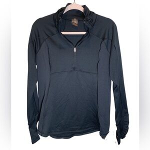 Calia black half zip pullover. Long sleeve. Size L.